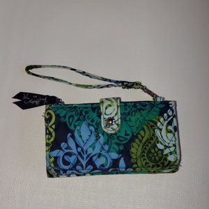 Vera Bradley Wristlet Caribbean Sea Pattern